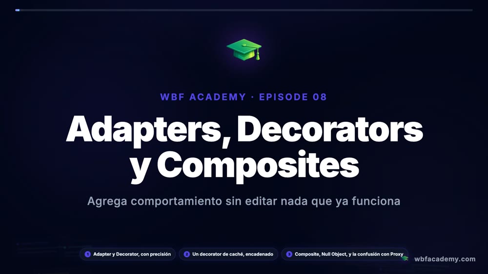Adapters, Decorators y Composites