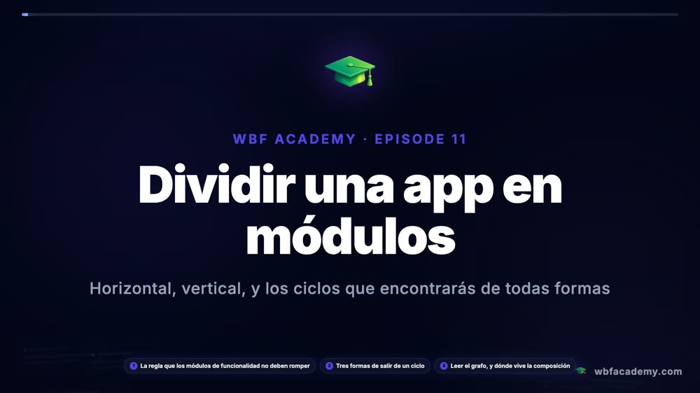 Dividir una app en módulos