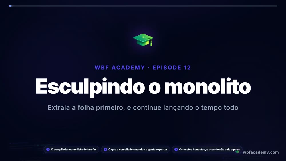 Esculpindo o monolito