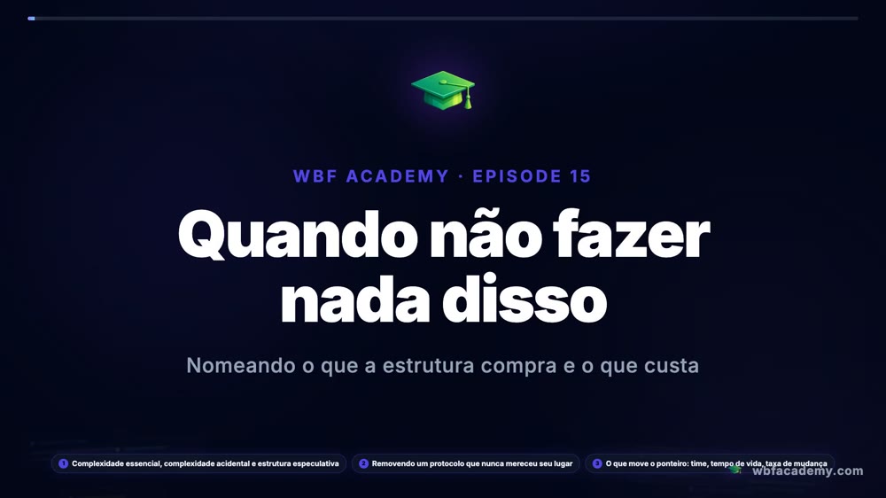 Quando não fazer nada disso