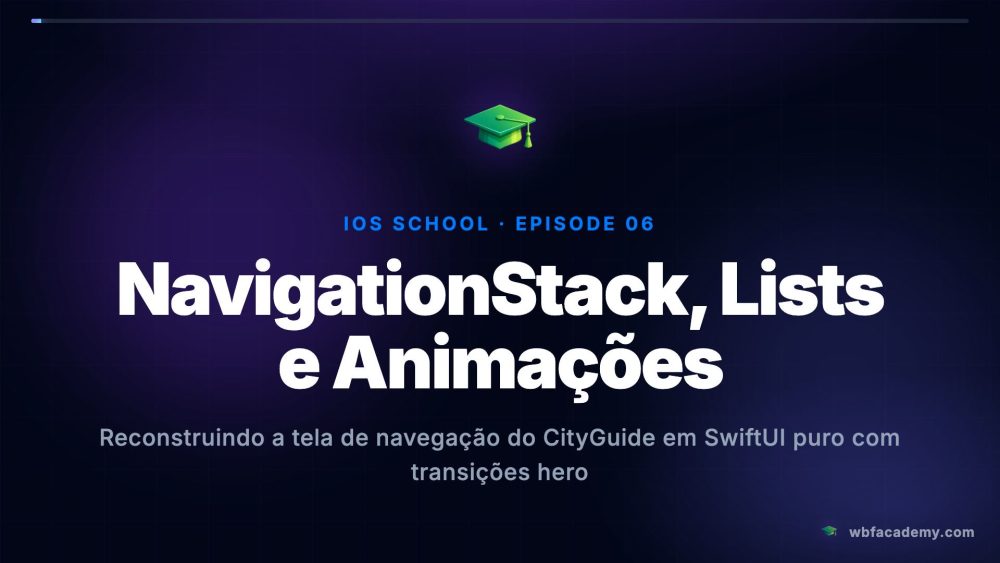 NavigationStack, Lists e Animações
