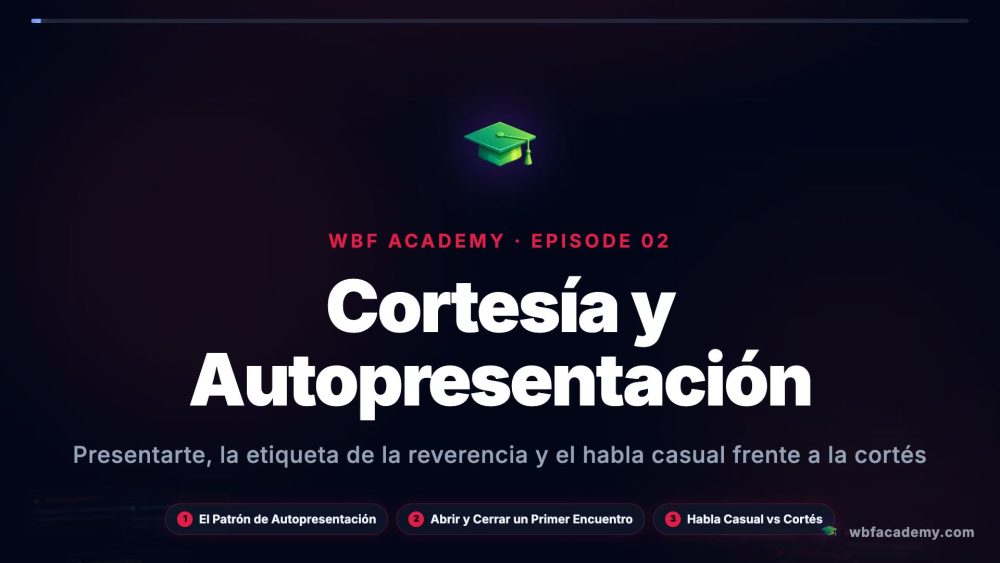Cortesía y Autopresentación