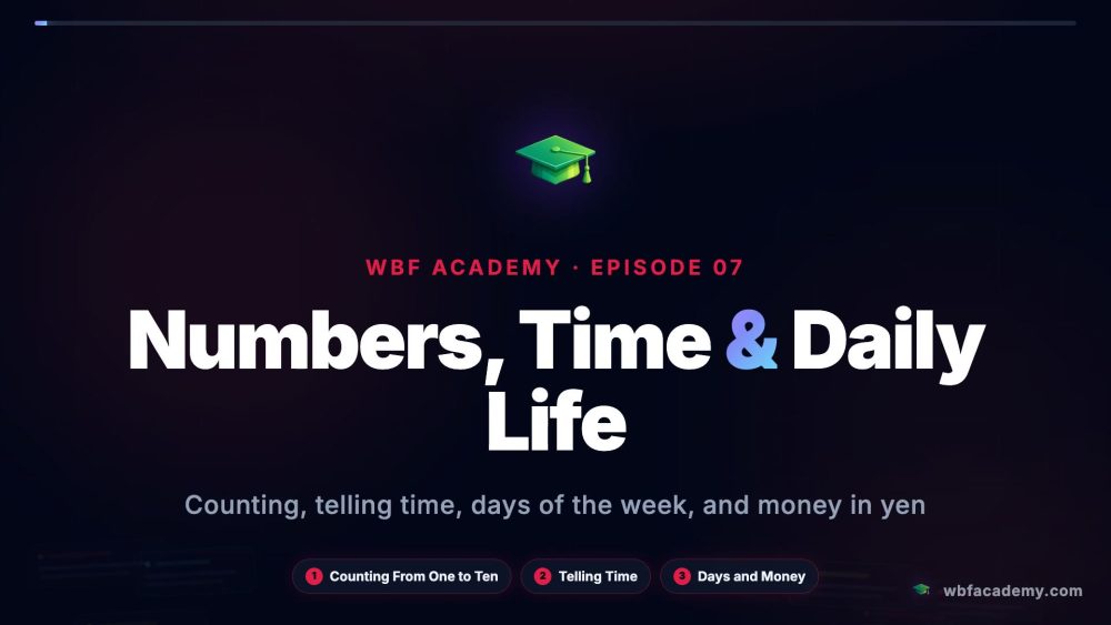 Numbers, Time & Daily Life
