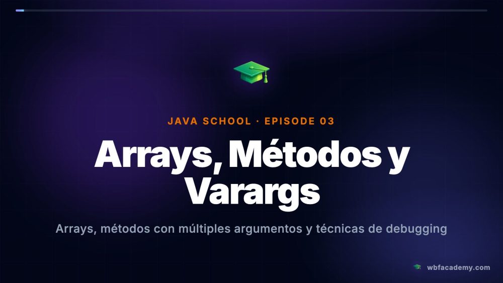 Arrays, Métodos y Varargs