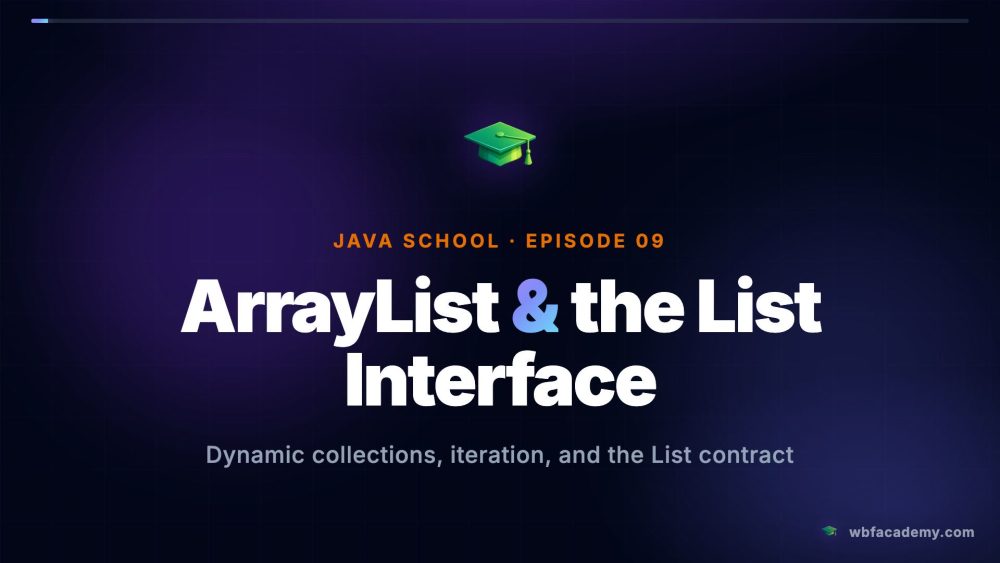 ArrayList & the List Interface