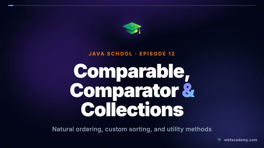 Comparable, Comparator & Collections