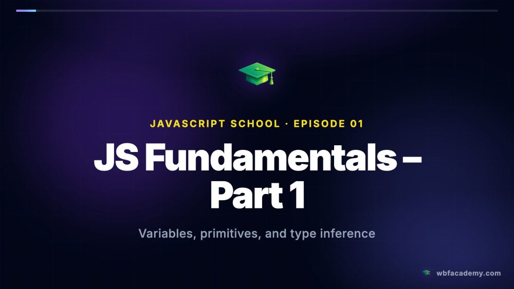 JS Fundamentals: Variables, Types, and Primitives