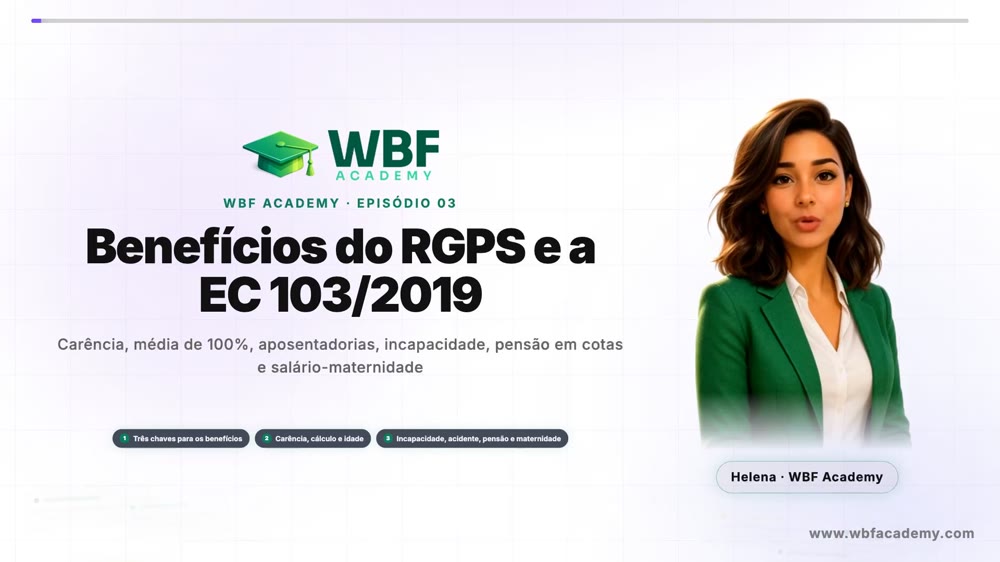 Benefícios do RGPS e a EC 103/2019