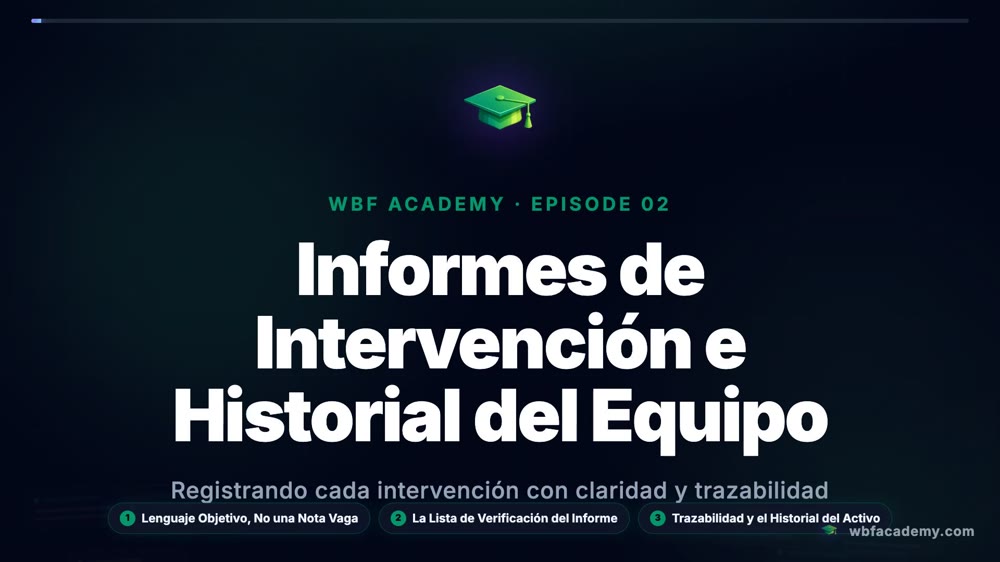 Informes de Intervención e Historial del Equipo