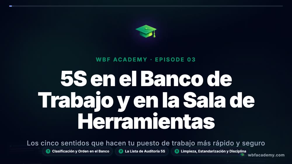 5S en el Banco de Trabajo y en la Sala de Herramientas