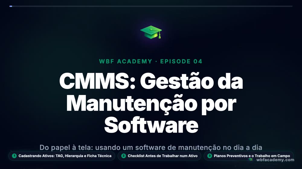 CMMS: Gestão da Manutenção por Software