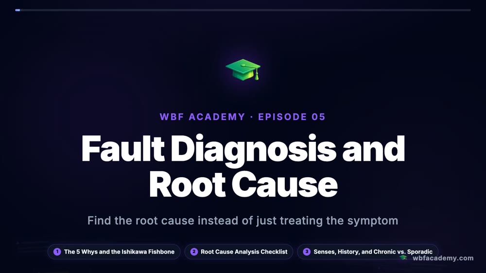 Fault Diagnosis and Root Cause