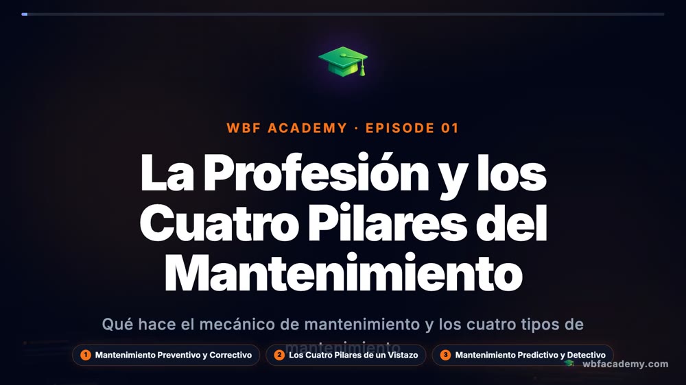 La Profesión y los Cuatro Pilares del Mantenimiento