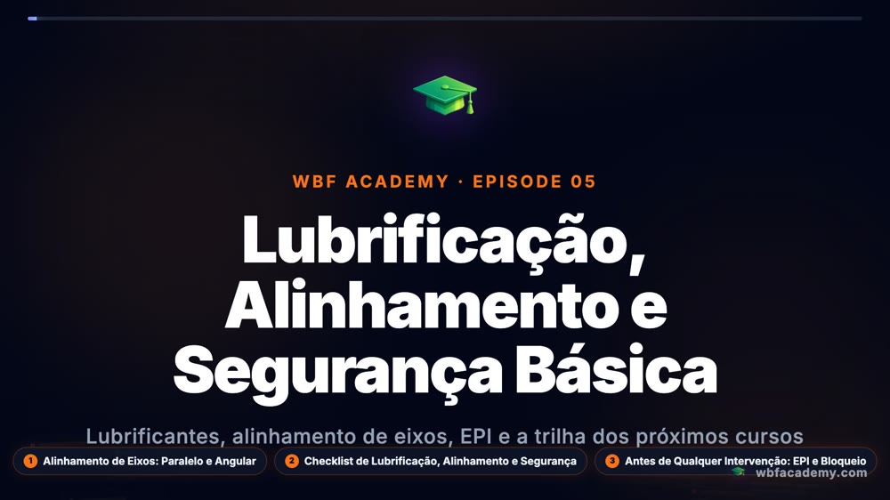 Lubrificação, Alinhamento e Segurança Básica