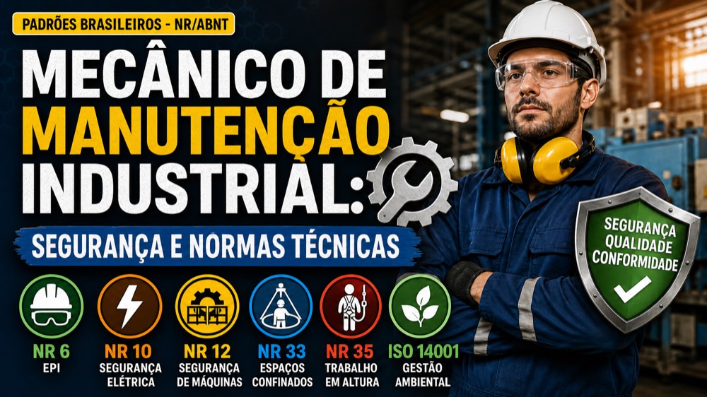 Mecânico de Manutenção Industrial: Segurança e Normas Técnicas