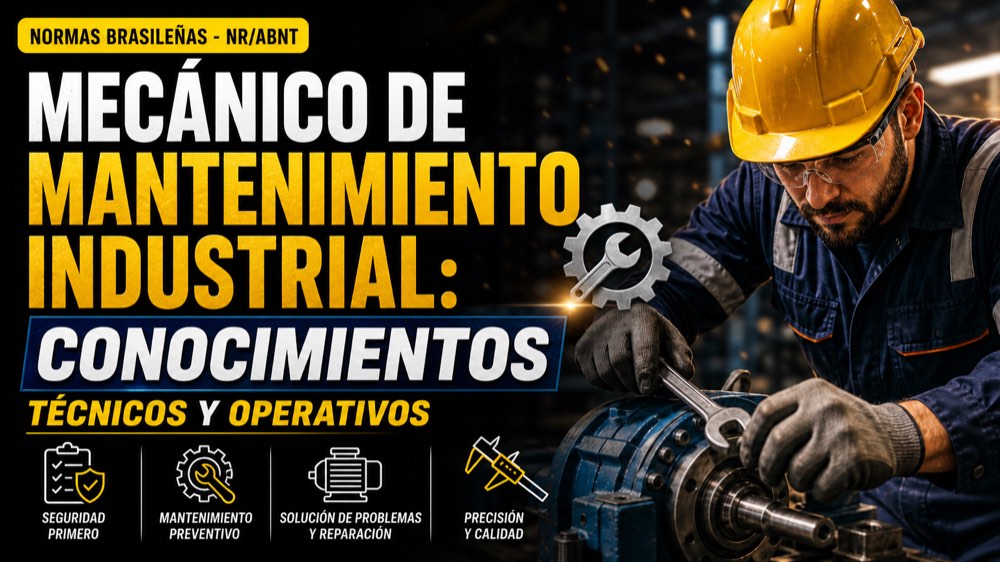 Mecánico de Mantenimiento Industrial: Conocimientos Técnicos y Operativos