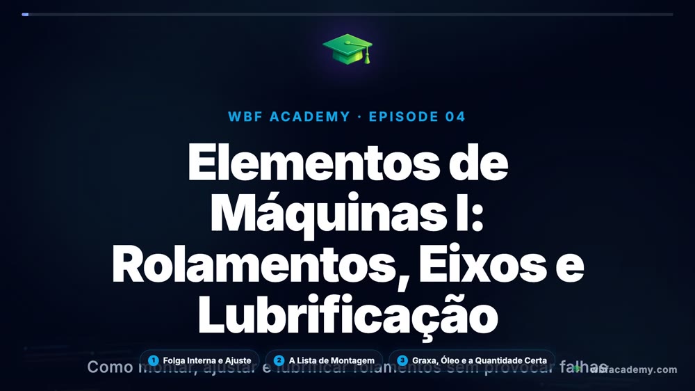 Elementos de Máquinas I: Rolamentos, Eixos e Lubrificação
