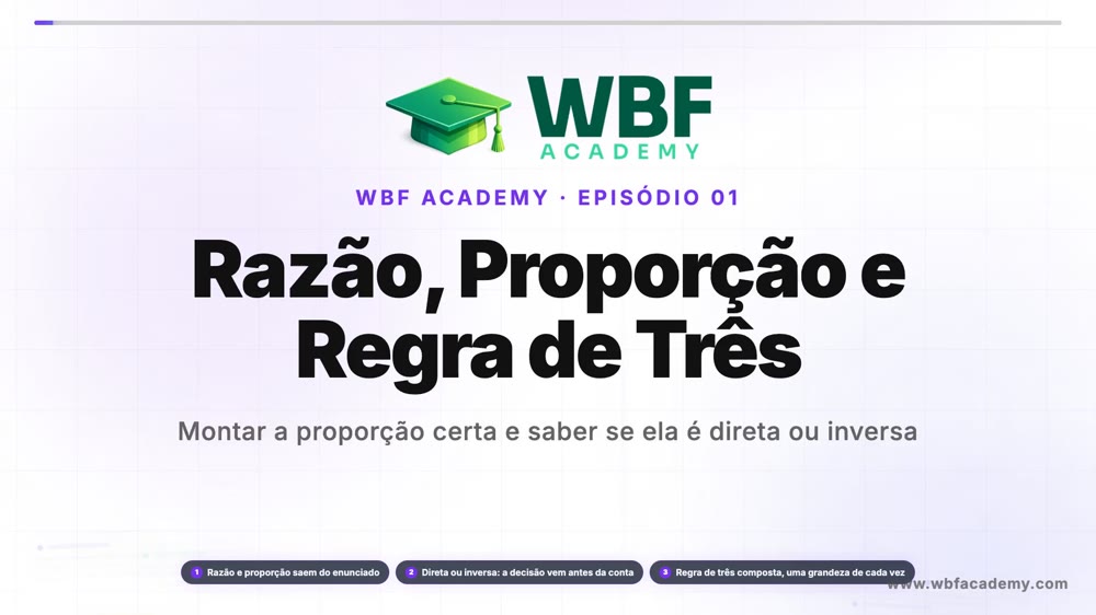 Razão, Proporção e Regra de Três