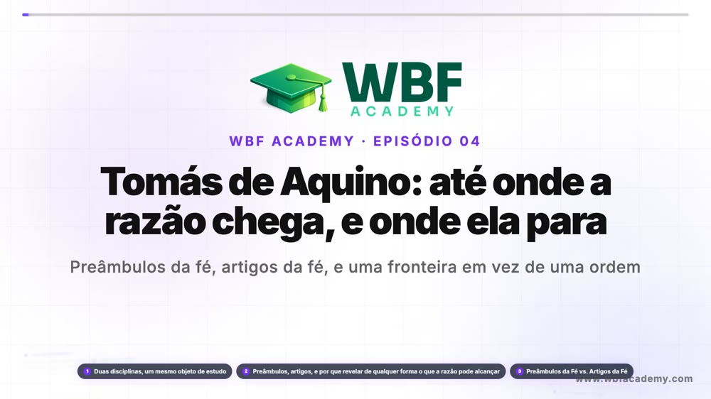 Tomás de Aquino: até onde a razão chega, e onde ela para