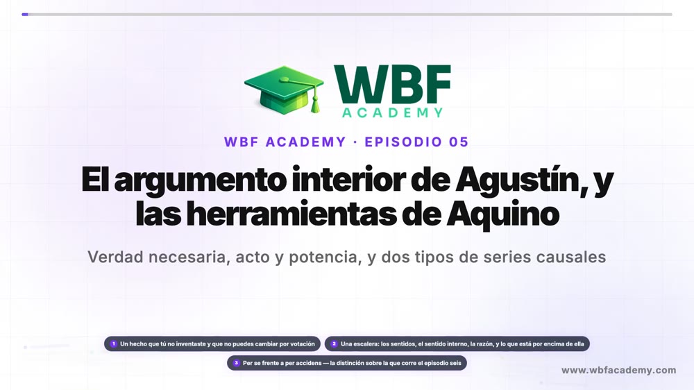 El argumento interior de Agustín, y las herramientas de Aquino