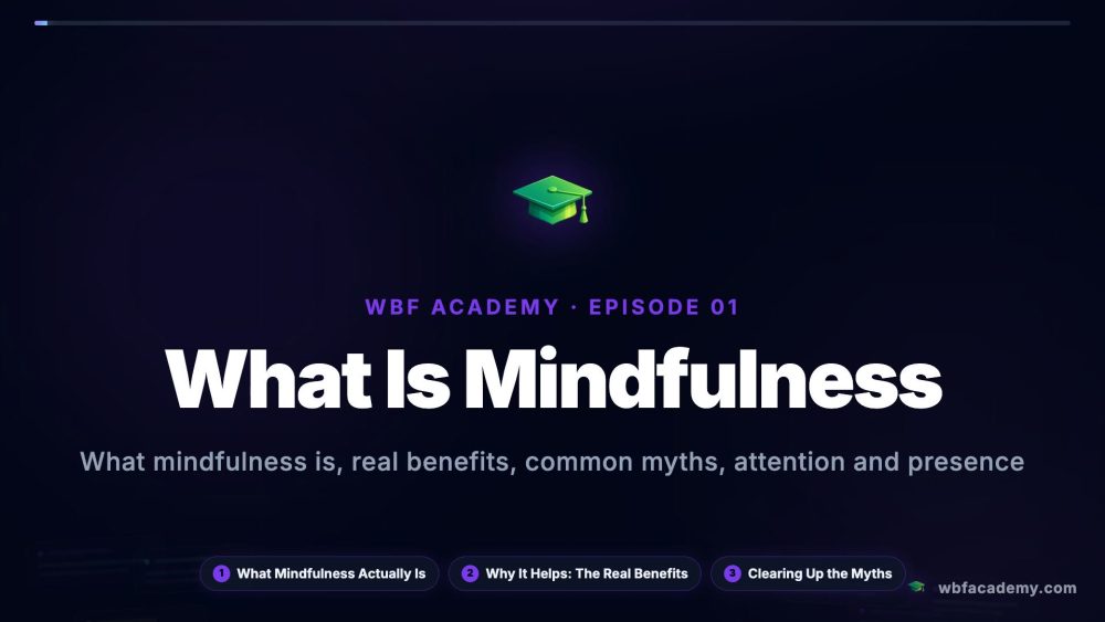 What Is Mindfulness