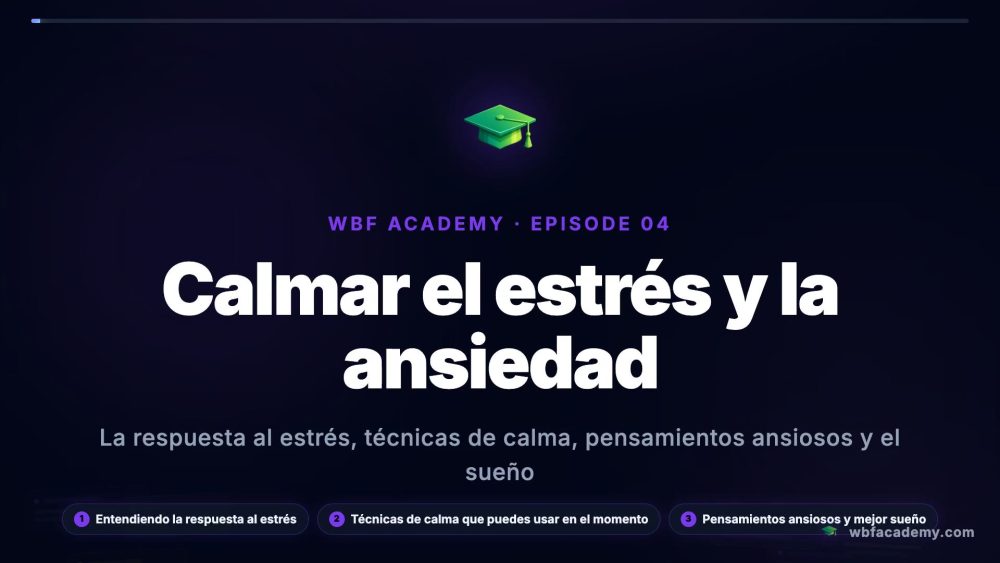 Calmar el estrés y la ansiedad