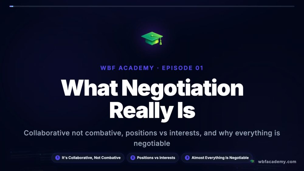 What Negotiation Really Is