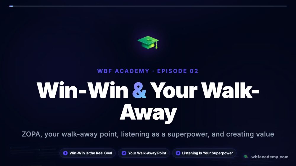 Win-Win & Your Walk-Away