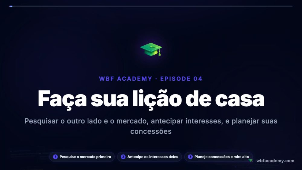 Faça sua lição de casa