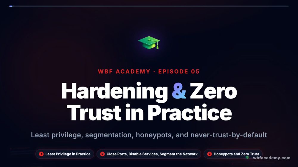Hardening & Zero Trust in Practice