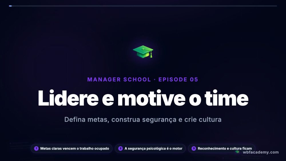 Lidere e motive o time