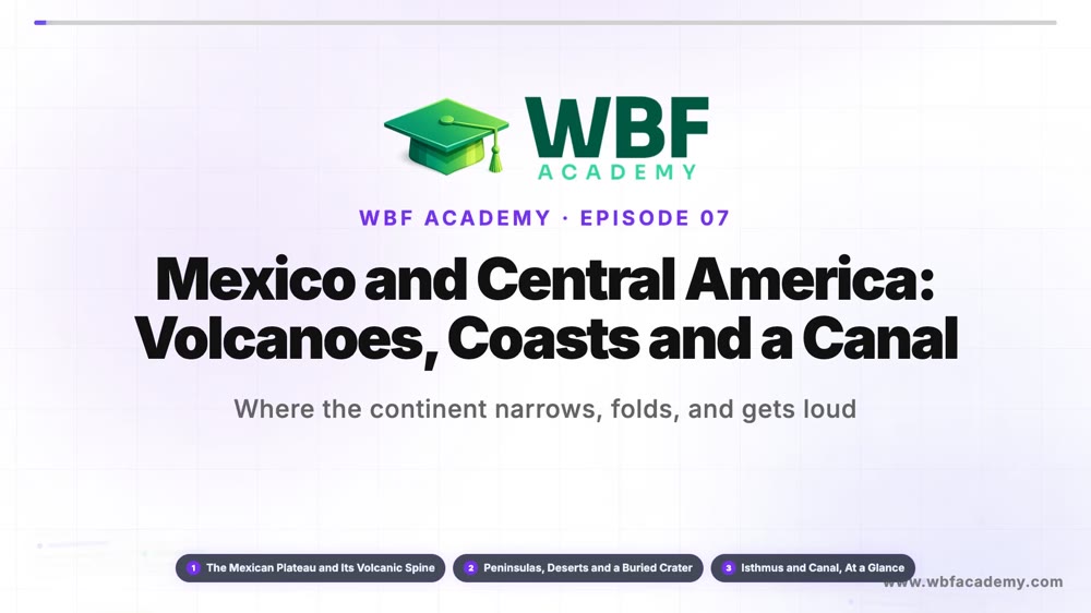Mexico and Central America: Volcanoes, Coasts and a Canal