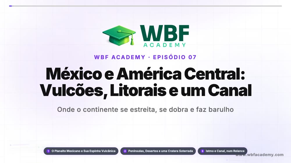 México e América Central: Vulcões, Litorais e um Canal