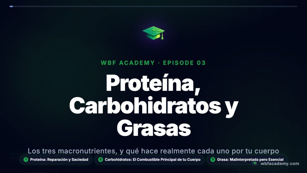 Proteína, Carbohidratos y Grasas