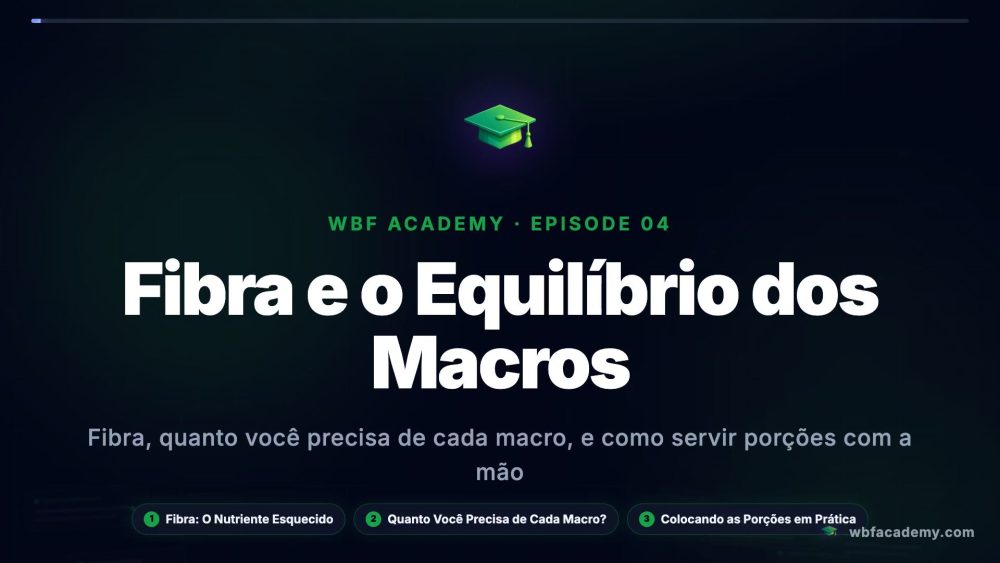 Fibra e o Equilíbrio dos Macros
