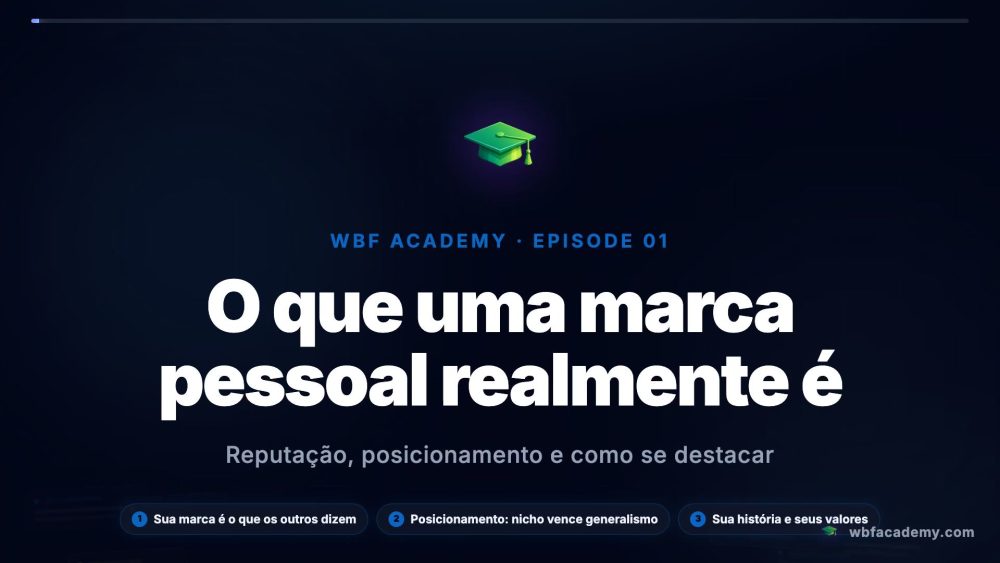 O que uma marca pessoal realmente é