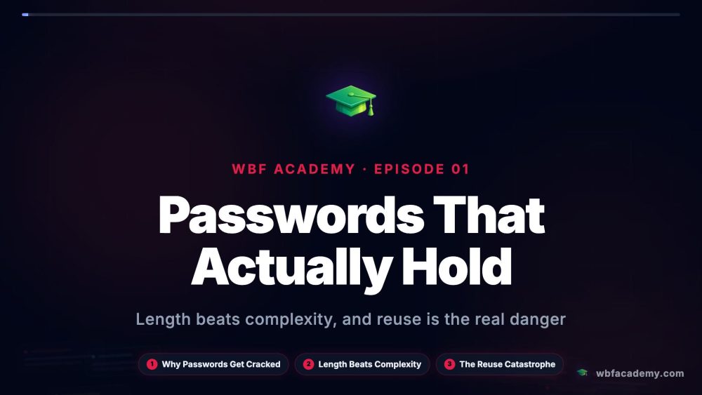 Passwords That Actually Hold