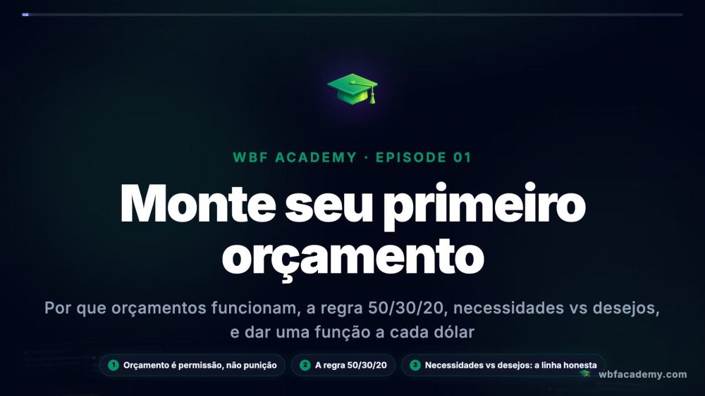 Monte seu primeiro orçamento