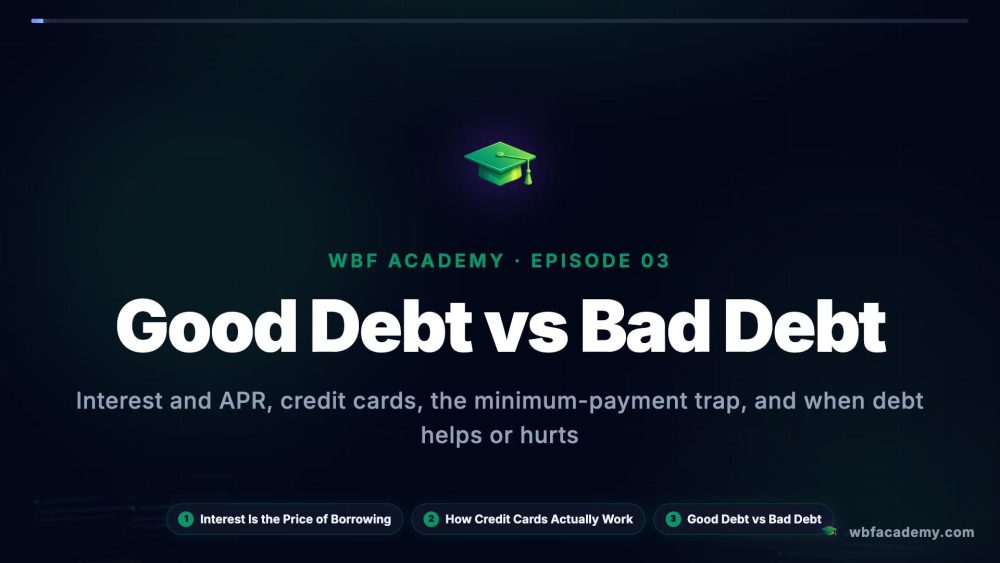 Good Debt vs Bad Debt