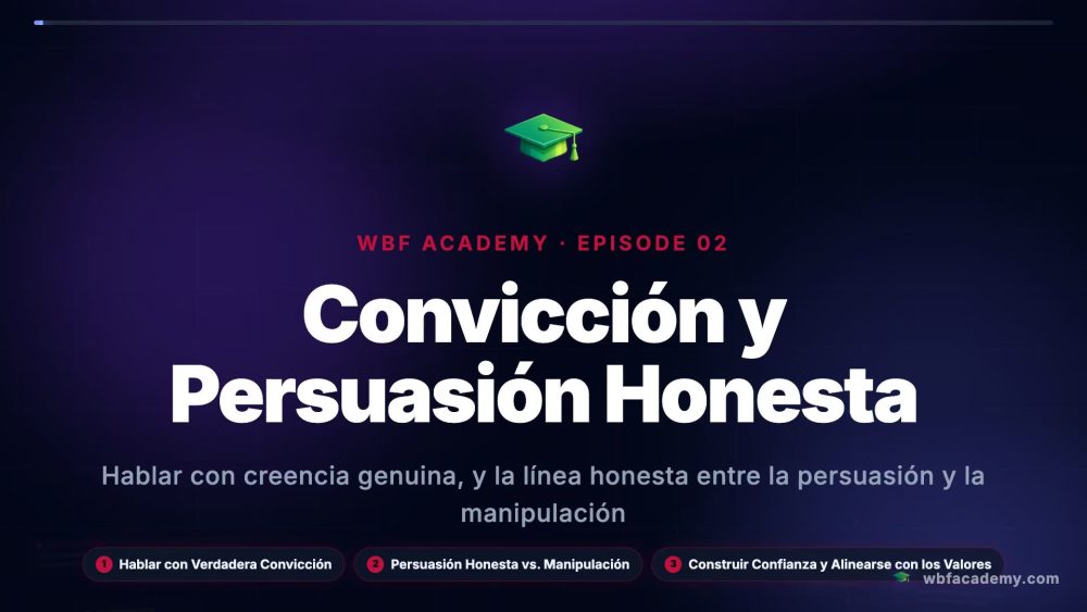 Convicción y Persuasión Honesta