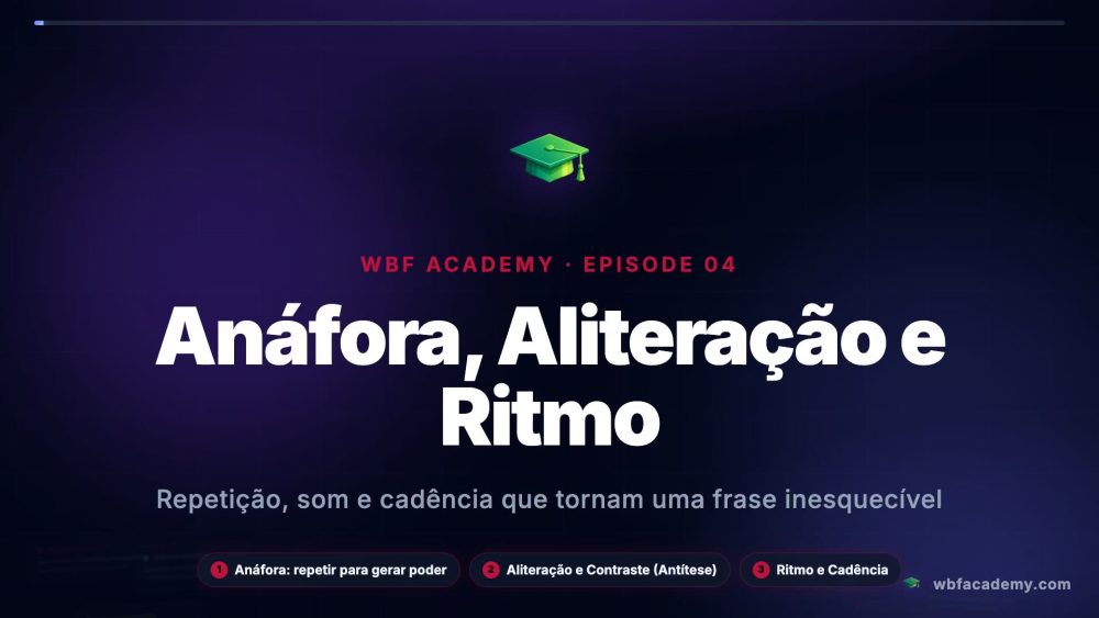 Anáfora, Aliteração e Ritmo