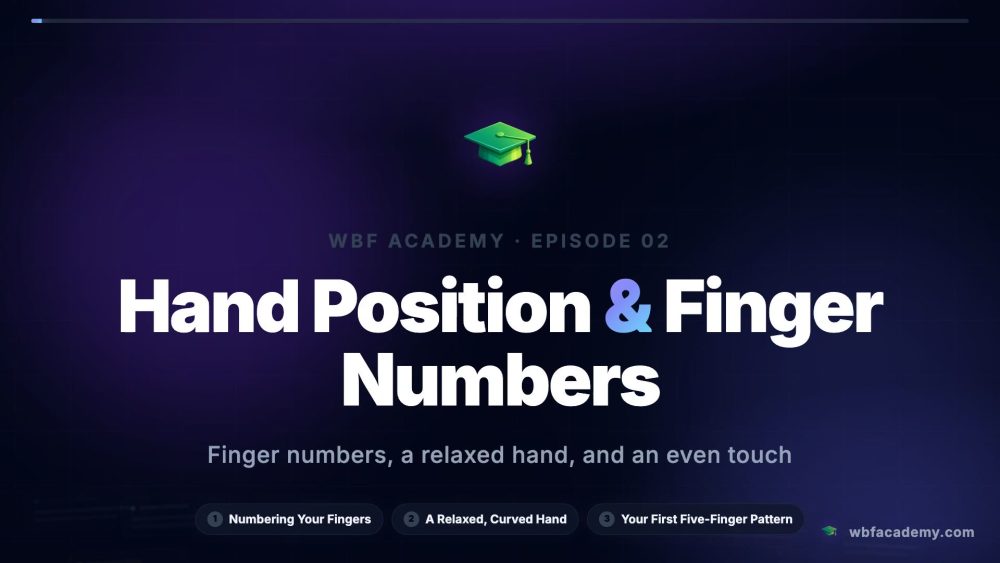 Hand Position & Finger Numbers