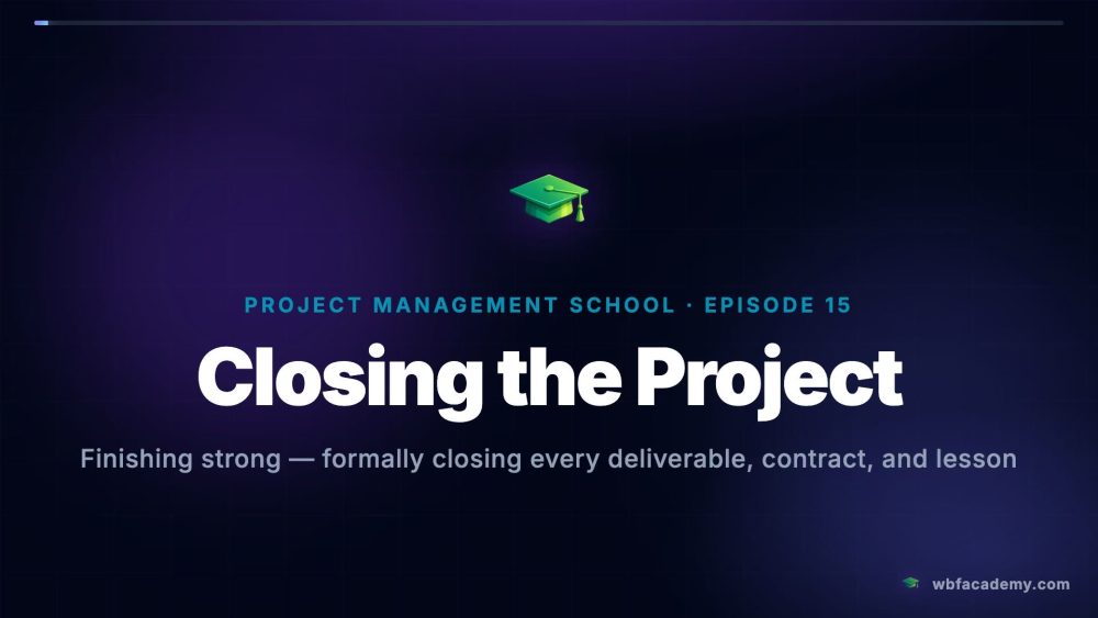 Closing the Project