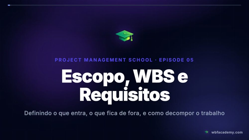 Escopo, WBS e Requisitos