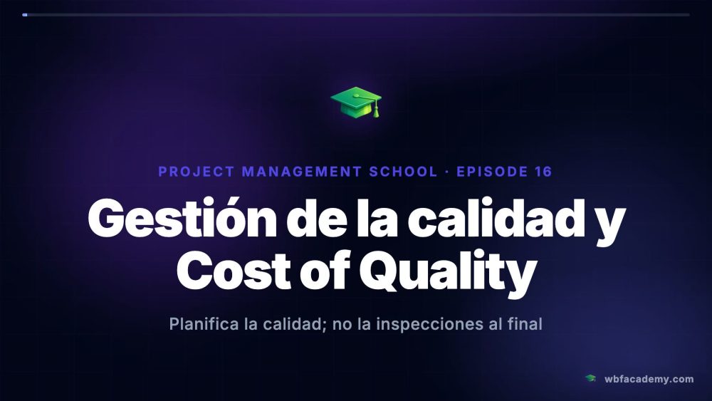 Gestión de la calidad y Cost of Quality