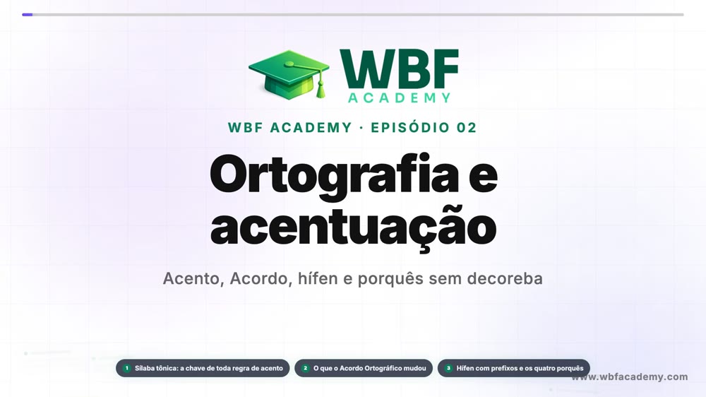 Ortografia e acentuação
