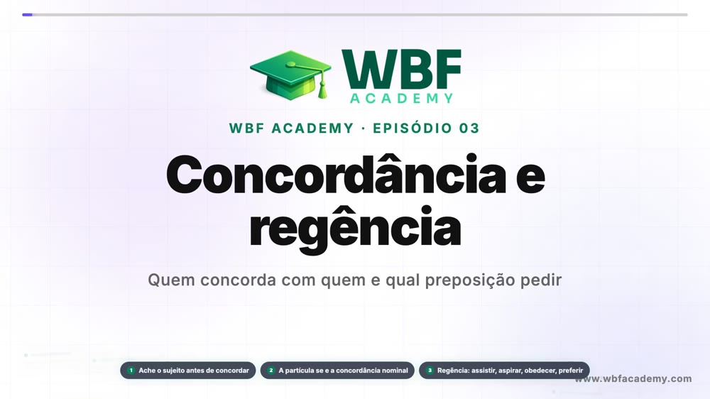 Concordância e regência