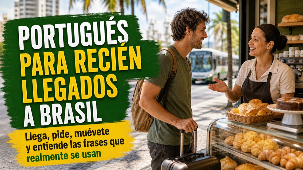 Portugués para recién llegados a Brasil