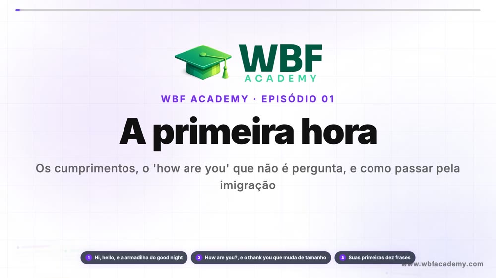 A primeira hora