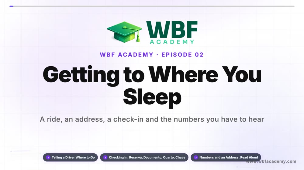Getting to Where You Sleep